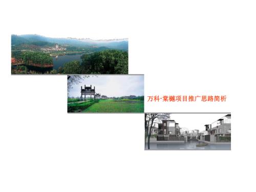 安徽棠樾項目別墅項目推廣思路簡析報告（72頁）