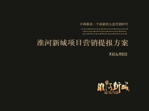 淮南民生淮河新城中高端住宅項目營銷提報方案（214頁）