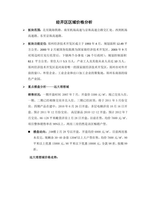 房地產(chǎn)銷(xiāo)售經(jīng)開(kāi)區(qū)價(jià)格分析（4頁(yè)）