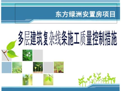 安置房多層建筑復(fù)雜線條施工質(zhì)量控制措施成果報(bào)告（47頁）.ppt