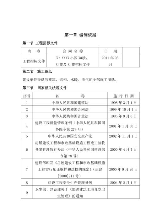 商品住宅外裝飾工程施工組織設(shè)計(jì)方案（111頁）
