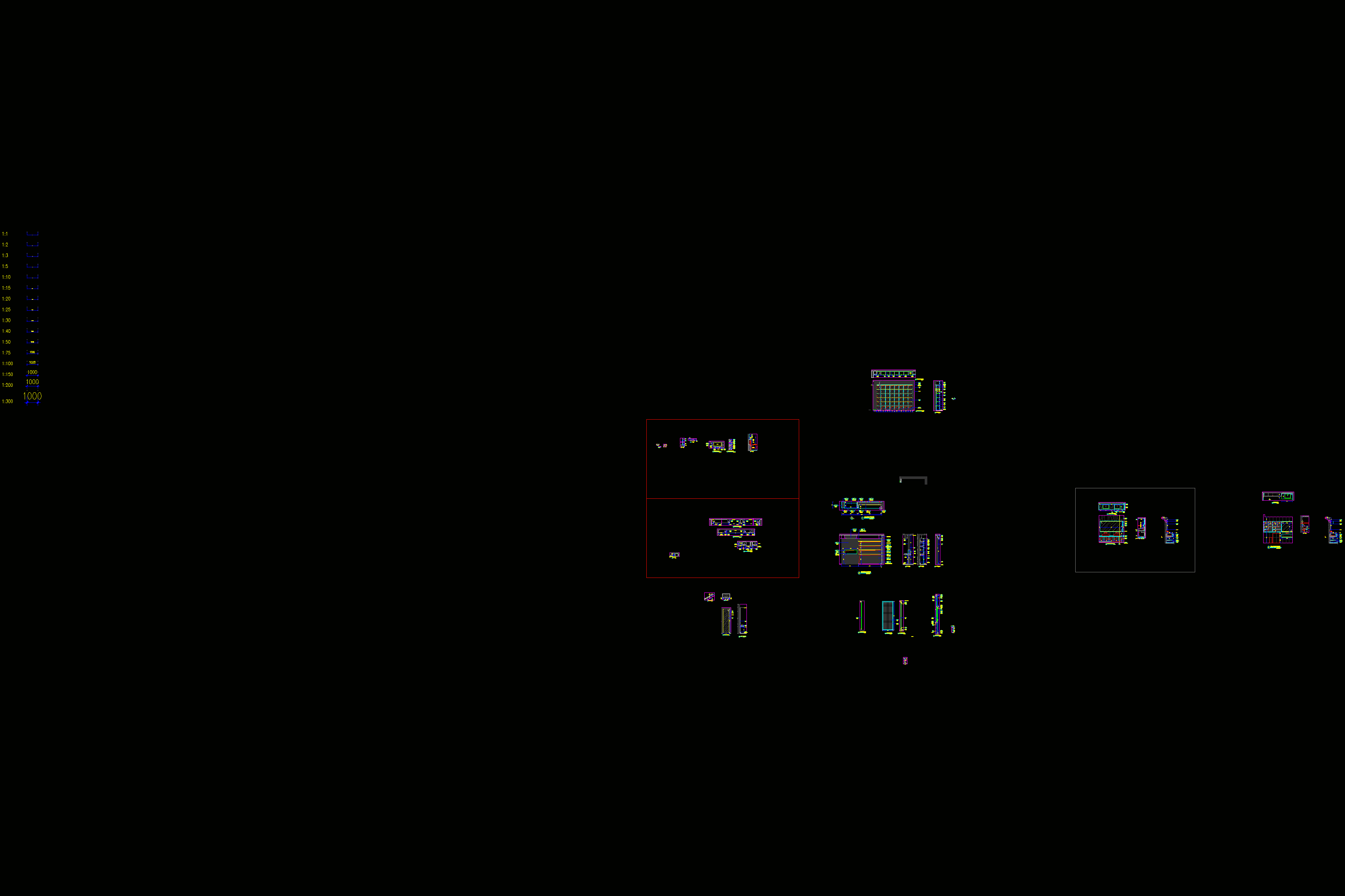 別墅樣板間地下一層節點系統圖（多個圖紙）.dwg