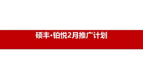 2020碩豐·鉑悅高層住宅及疊墅項(xiàng)目2月推廣計(jì)劃方案（26頁）
