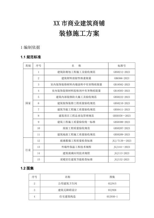 商業建筑商鋪裝修工程施工方案（36頁）