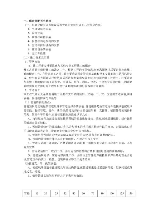 氣體滅火施工方案（7頁）