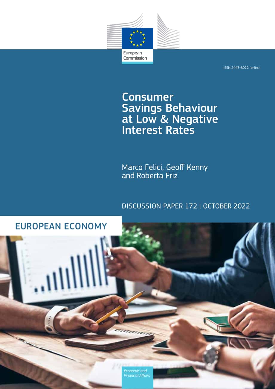 歐洲央行（ECB）：低利率和負利率下的消費者儲蓄行為（英文版）（50頁）.pdf_第1頁