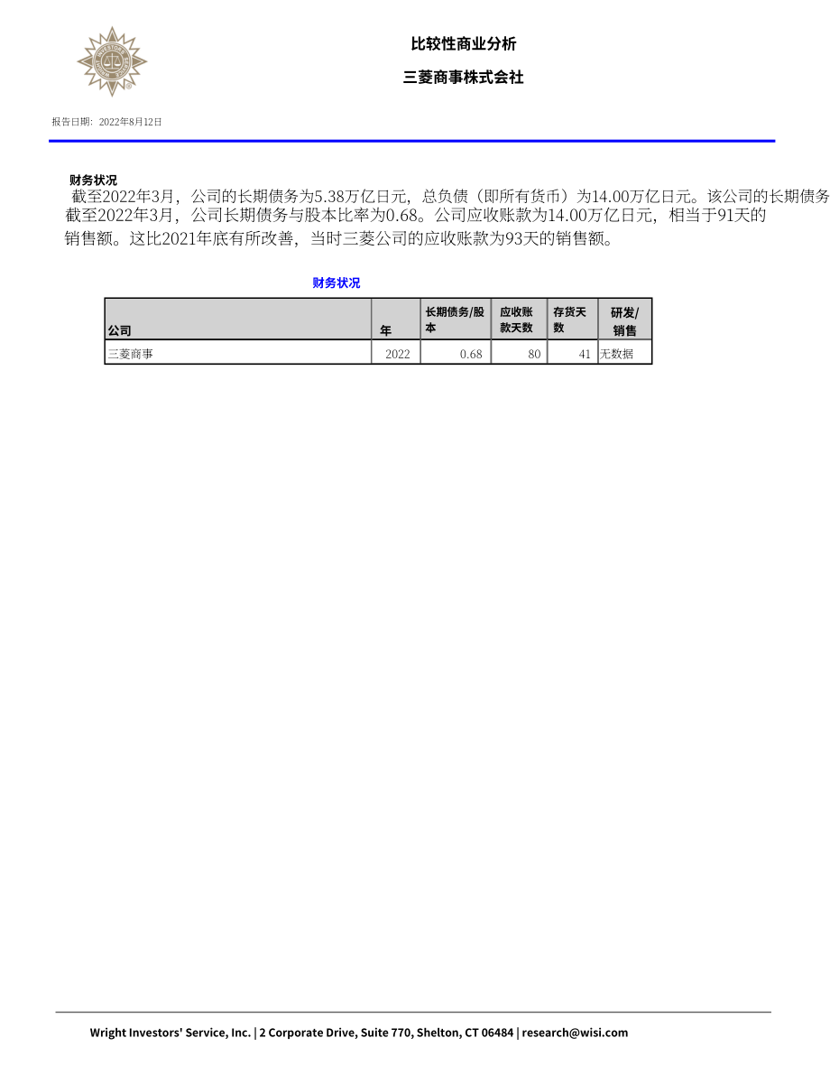Wright：三菱商事株式會社（MITSUBISHI）綜合分析報告（英文版）（70頁）.pdf_第6頁