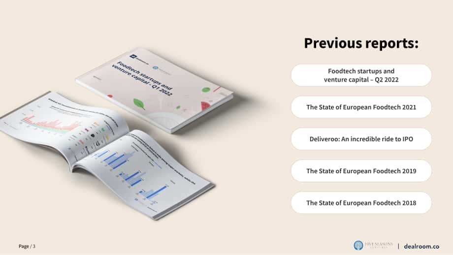 Dealroom：2022年第三季度食品科技創(chuàng)業(yè)與風險投資報告（英文版）（22頁）.pdf_第3頁