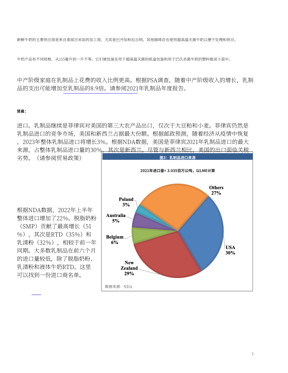 美國(guó)農(nóng)業(yè)部（USDA）：2022年菲律賓乳制品市場(chǎng)年度報(bào)告（英文版）（14頁）.pdf_第7頁
