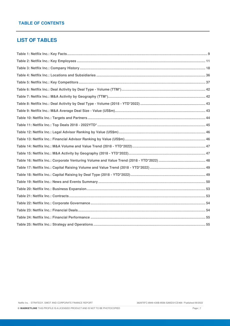 MarketLine：Netflix公司發展概況、SWOT與財務狀況深度分析報告（英文版）（59頁）.pdf_第7頁