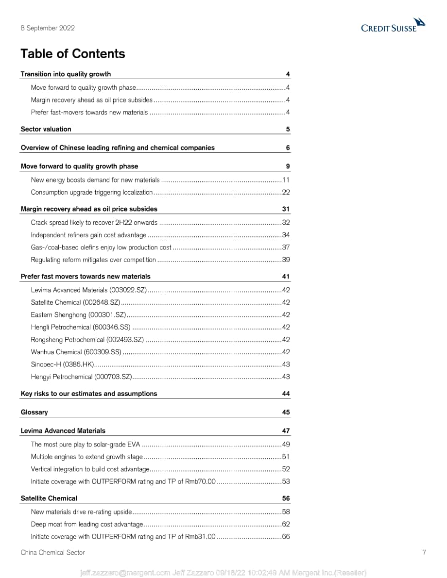 瑞信銀行（Credit?Suisse）：亞太股票策略-2022年中國化工行業分析報告-向高質量增長過渡（英文版）（118頁）.pdf_第7頁