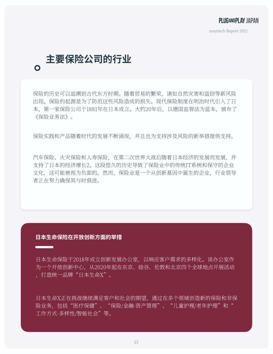 璞躍（Plug and Play）：2022年日本保險科技報告（英文版）（30頁）.pdf_第13頁
