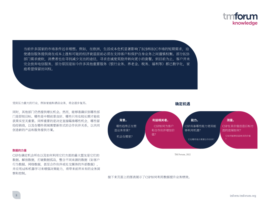電信管理論壇（TMF）：數(shù)字化運營成熟度-從轉(zhuǎn)變中實現(xiàn)業(yè)務(wù)價值（2022）（英文版）（43頁）.pdf_第8頁