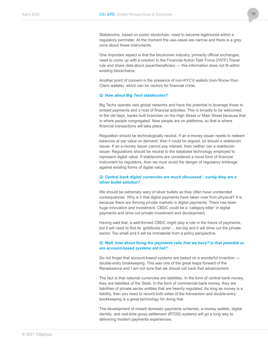 花旗銀行（Citi GPS）：貨幣的未來（英文版）（104頁）.pdf_第19頁