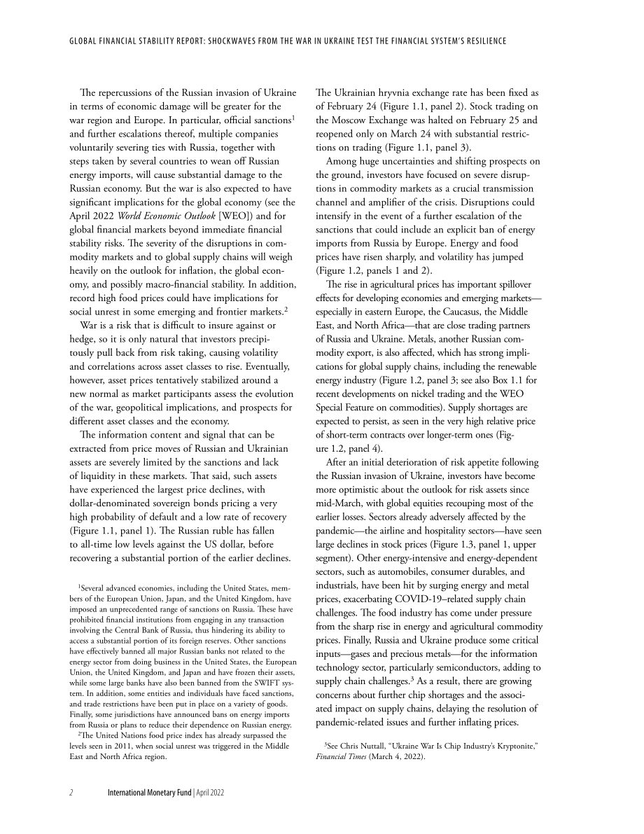 國際貨幣基金組織（IMF）：2022年全球金融穩定報告（4月刊）（英文版）（92頁）.pdf_第20頁