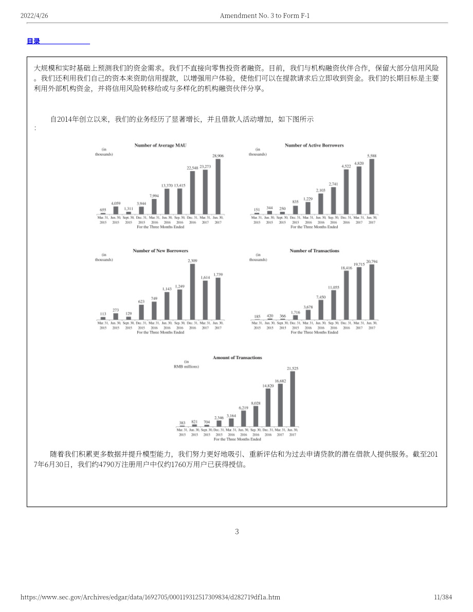 趣店（QD）美股IPO招股說明書（更新版）（384頁）.pdf_第11頁