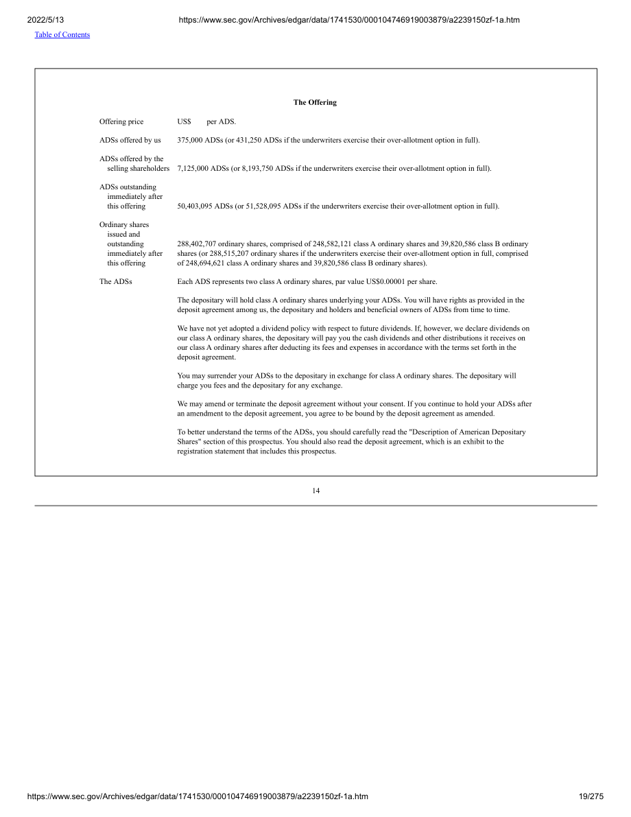 360數科（QFIN）美股IPO招股說明書（更新版）（275頁）.pdf_第19頁