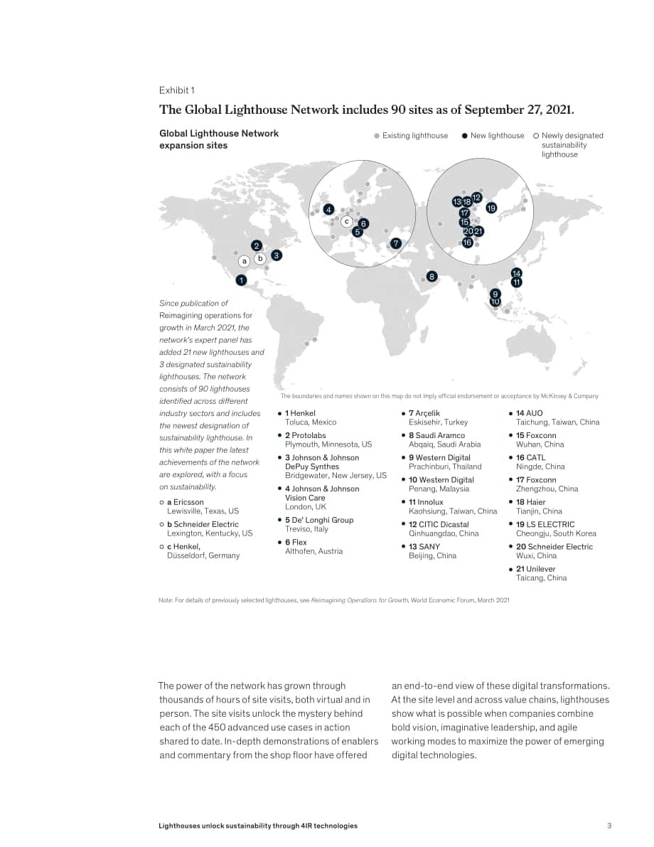 麥肯錫（McKinsey）：全球燈塔網絡-通過第四次工業革命技術開啟可持續性（英文版）（7頁）.pdf_第3頁