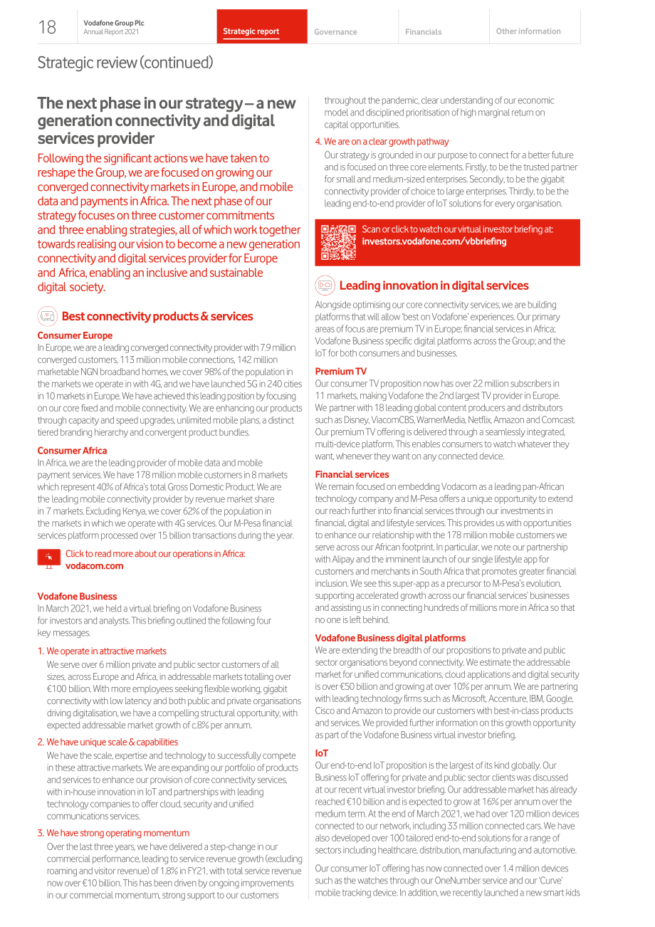 沃達豐集團（VODAFONE GROUP）2021財年年度報告（英文版）（252頁）.pdf_第20頁