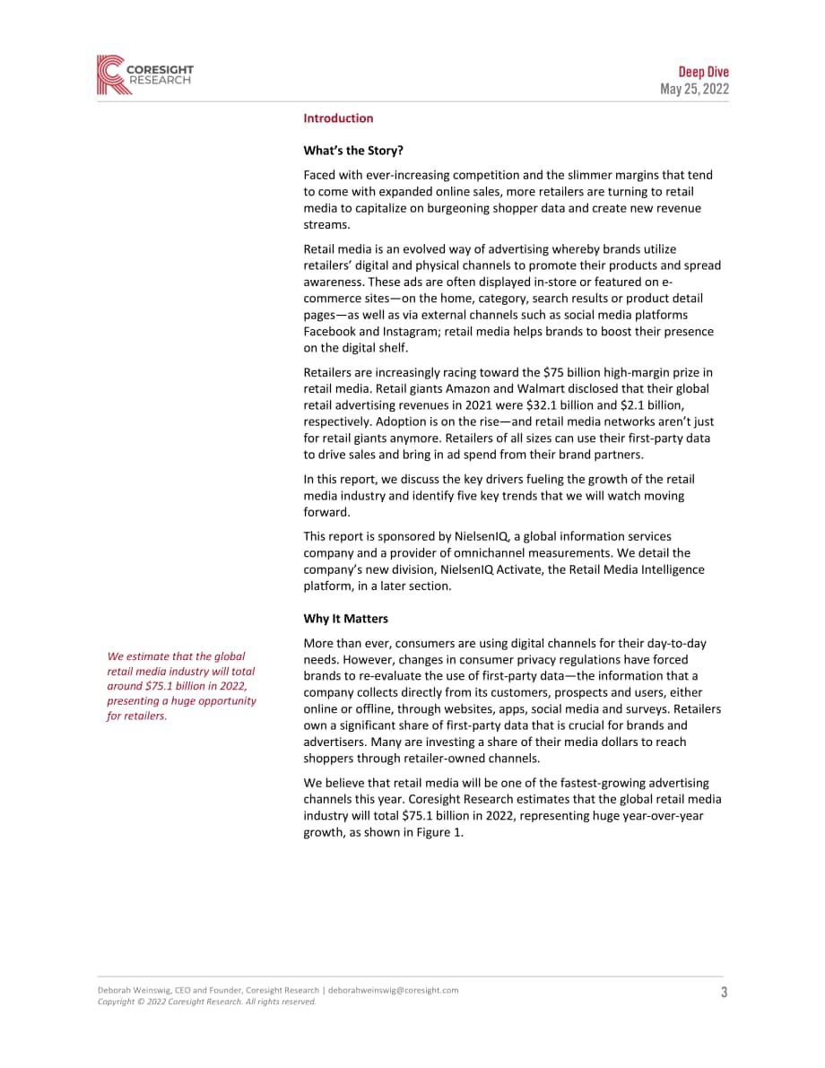 Coresight Research：2022年及未來全球零售媒體行業五大發展趨勢（英文版）（15頁）.pdf_第3頁