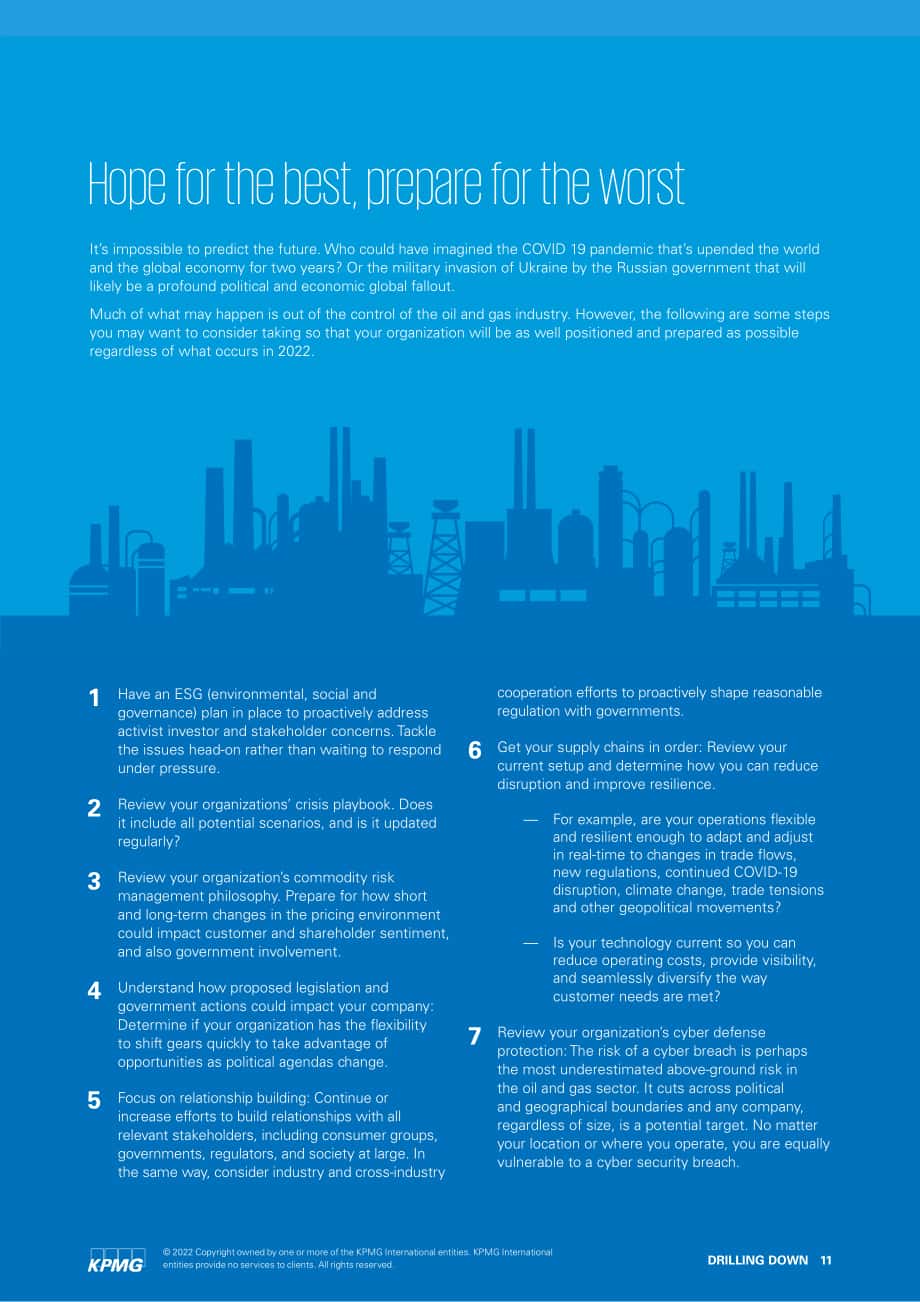 畢馬威（KPMG）：2022年全球油氣行業主要風險分析報告（英文版）（45頁）.pdf_第11頁