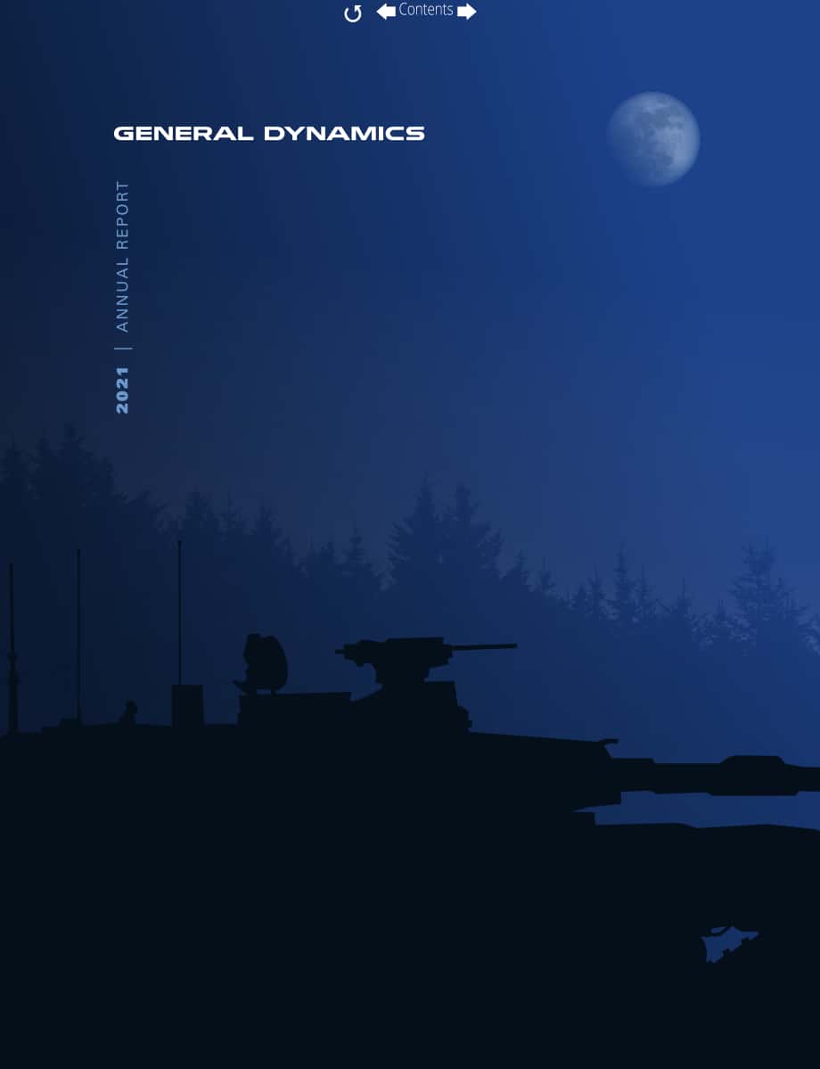 通用動力（GENERAL DYNAMICS）2021年年度報告（英文版）（124頁）.pdf_第1頁