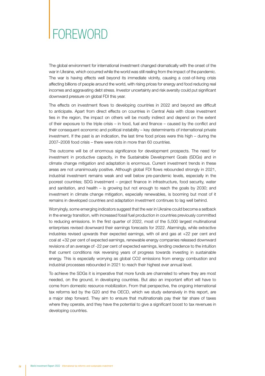 聯合國貿發會議（UNCTAD）：2022年國際稅收改革和可持續投資報告（英文版）（244頁）.pdf_第6頁