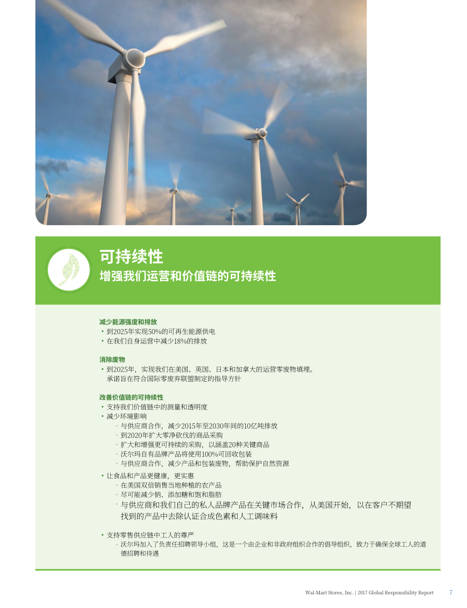 沃爾瑪（WALMART）：2017年全球責任報告（英文版）（199頁）.pdf_第9頁