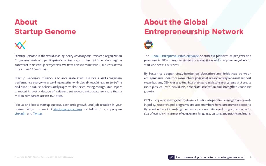 Startup Genome&amp 全球創業網絡：2021年全球創業生態系統報告（英文版）（294頁）.pdf_第4頁