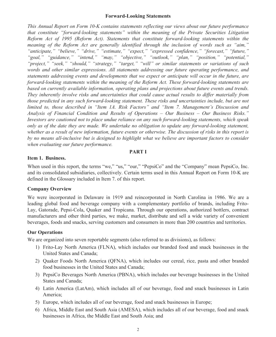 百事公司（PEPSICO）2020年年度報告-財報（英文版）（147頁）.pdf_第14頁