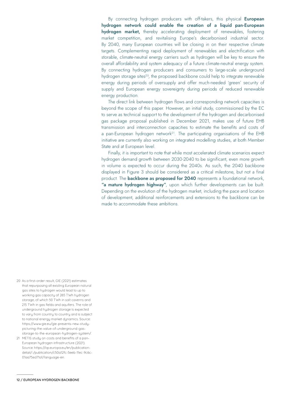 歐洲氫骨干（EHB）：2022年歐洲氫氣基礎設施愿景（英文版）（36頁）.pdf_第12頁