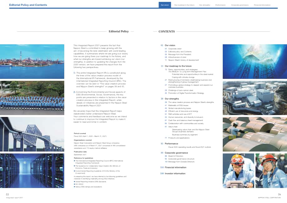 日本制鐵集團公司（NIPPON STEEL CORPORATION）2021年年度報告（英文版）（56頁）.pdf_第3頁