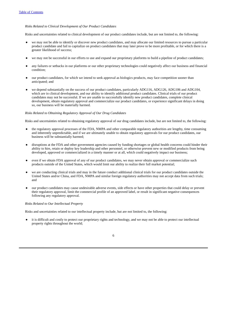 天演藥業（ADAG.US）2021年年度報告（英文版）（322頁）.pdf_第10頁