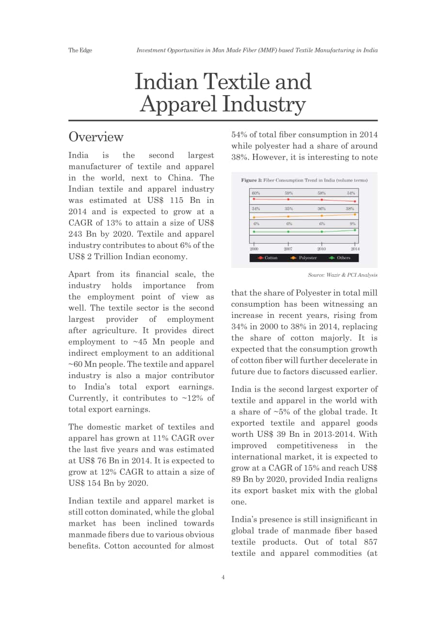 瓦齊爾顧問公司（Wazir Advisors）：印度人造纖維(MMF)紡織制造業的投資機會（英文版）（28頁）.pdf_第6頁