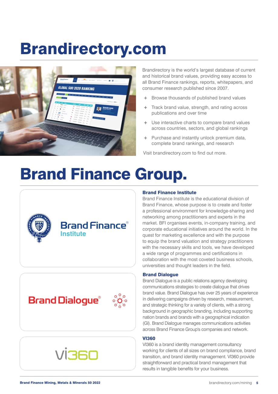 品牌金融（Brand Finance）：2022年全球采礦、金屬和礦產品牌價值50強年度報告（英文版）（34頁）.pdf_第5頁