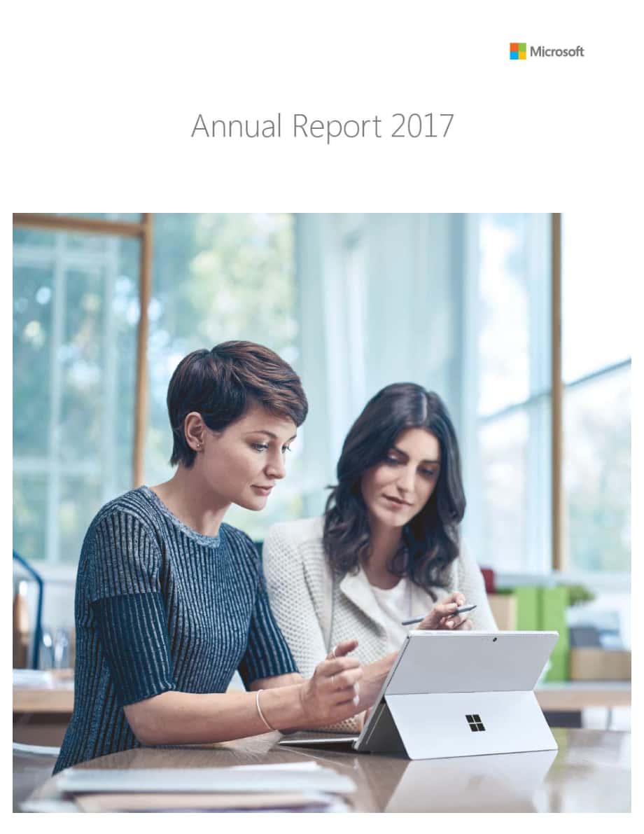 微軟（MICROSOFT）2017年年度報告-財報（英文版）（95頁）.pdf_第1頁