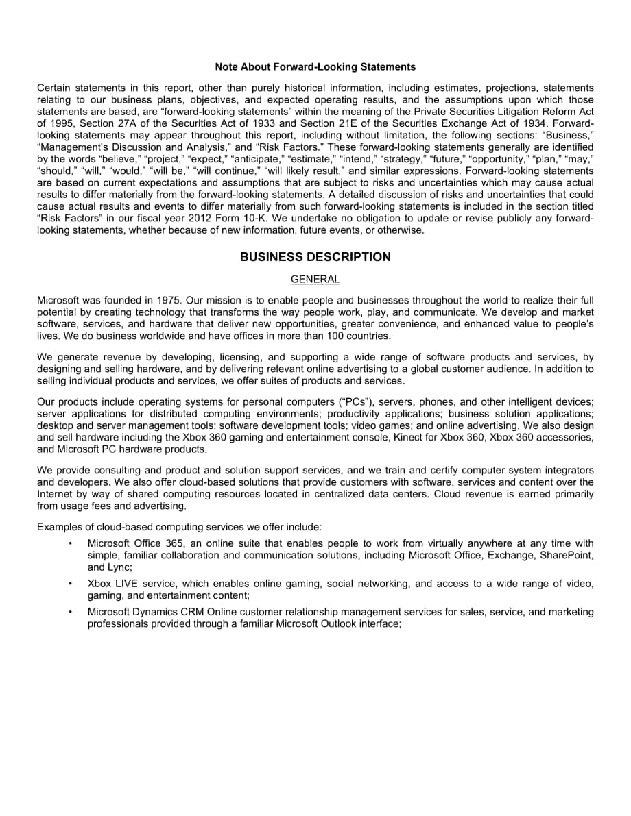 微軟（MICROSOFT）2012年年度報告-財報（英文版）（87頁）.pdf_第8頁