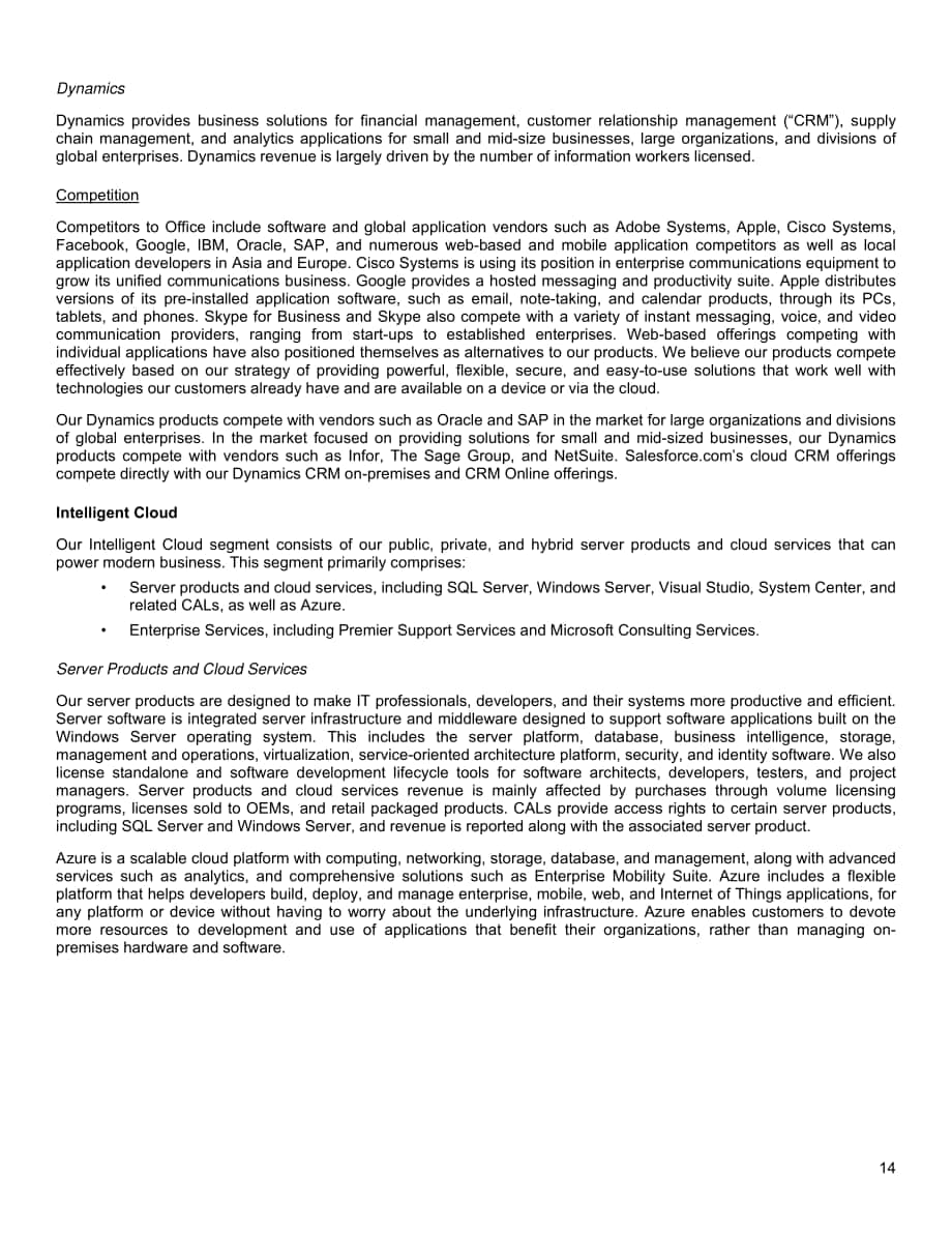 微軟（MICROSOFT）2016年年度報(bào)告-財(cái)報(bào)（英文版）（95頁(yè)）.pdf_第15頁(yè)