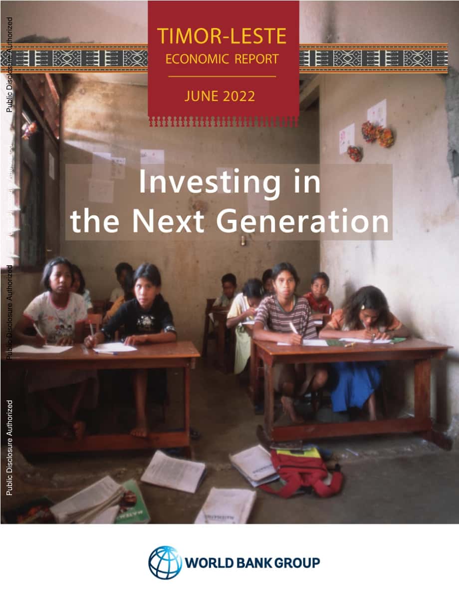 世界銀行集團（WBG）：2022年東帝汶經濟報告-投資于下一代（英文版）（57頁）.pdf_第1頁