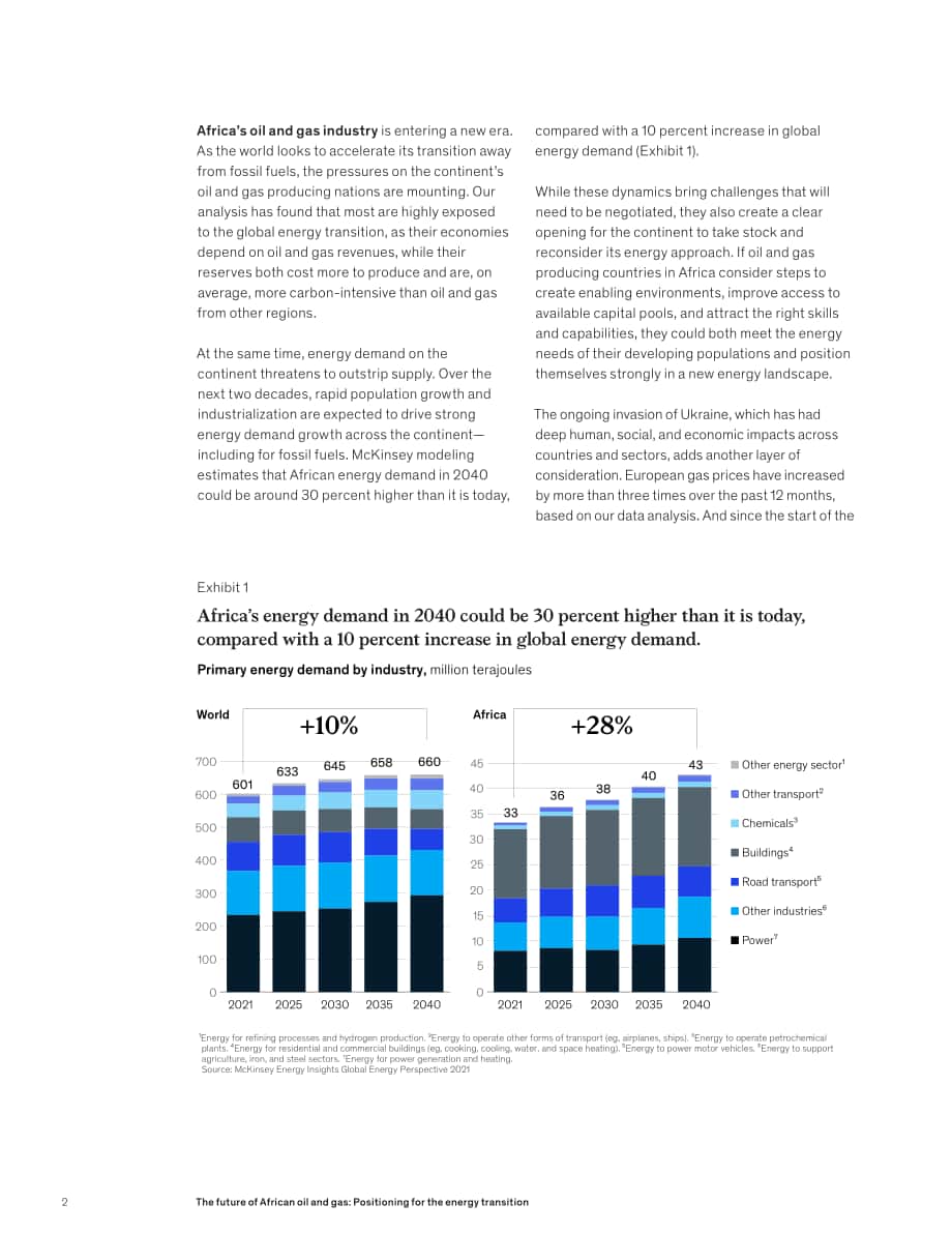 麥肯錫（McKinsey）：非洲石油和天然氣的未來-能源轉型定位（英文版）（13頁）.pdf_第2頁