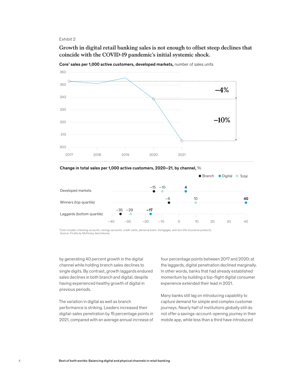 麥肯錫（McKinsey）：平衡零售銀行的數(shù)字和實(shí)體渠道（英文版）（9頁）.pdf_第4頁