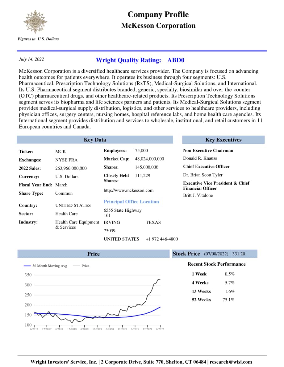 Wright：麥克森公司綜合分析報告（英文版）（70頁）.pdf_第1頁