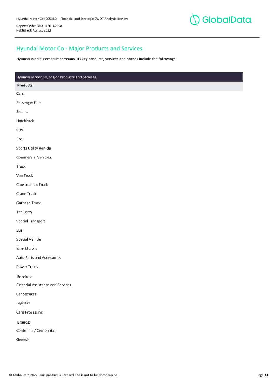 GlobalData：現代汽車公司財務狀況與SWOT戰略分析綜述報告（英文版）（200頁）.pdf_第14頁