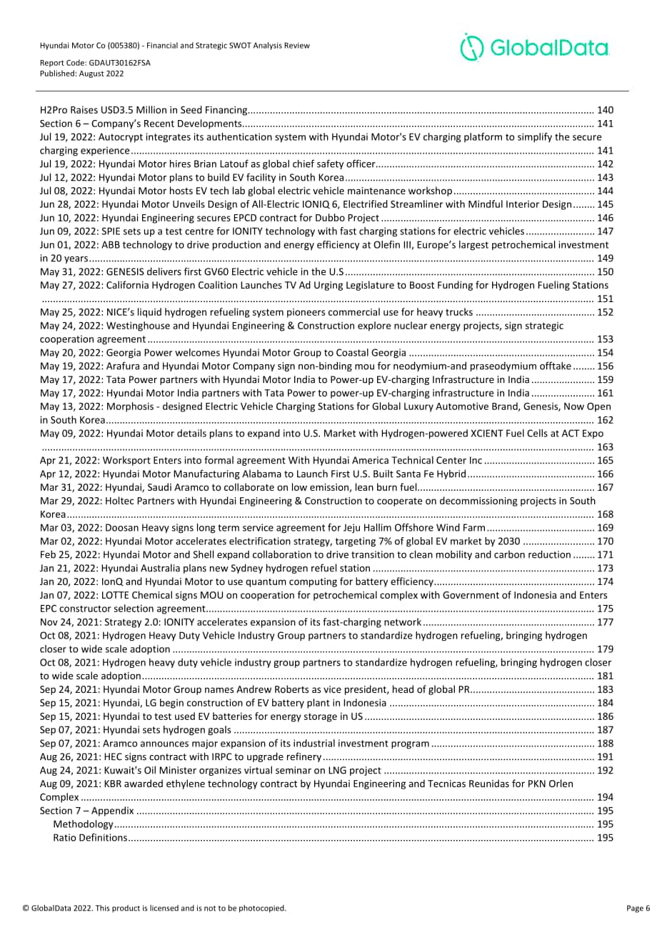 GlobalData：現代汽車公司財務狀況與SWOT戰略分析綜述報告（英文版）（200頁）.pdf_第6頁