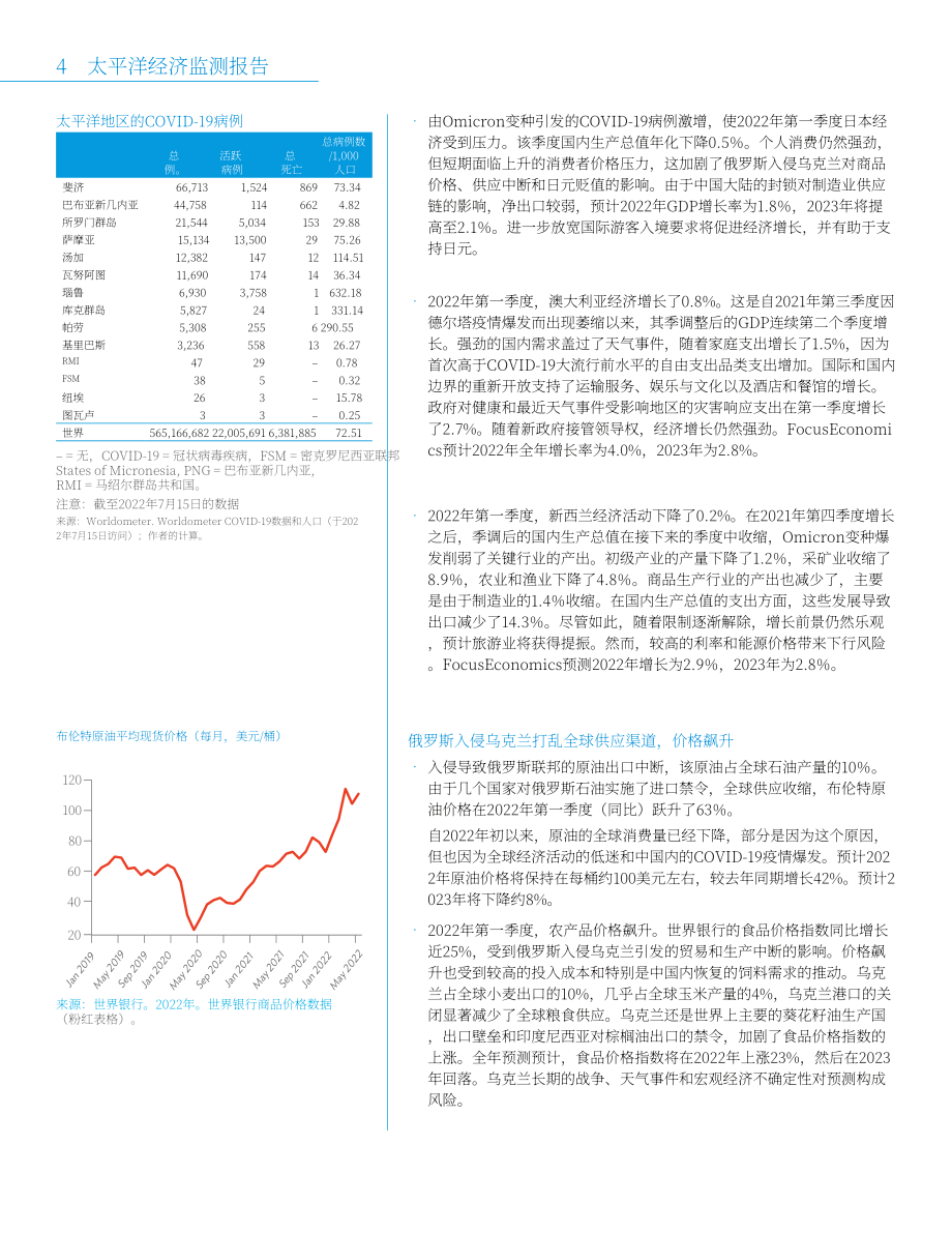 亞洲開發(fā)銀行（ADB）：2022年8月太平洋經(jīng)濟監(jiān)測報告（英文版）（48頁）.pdf_第4頁