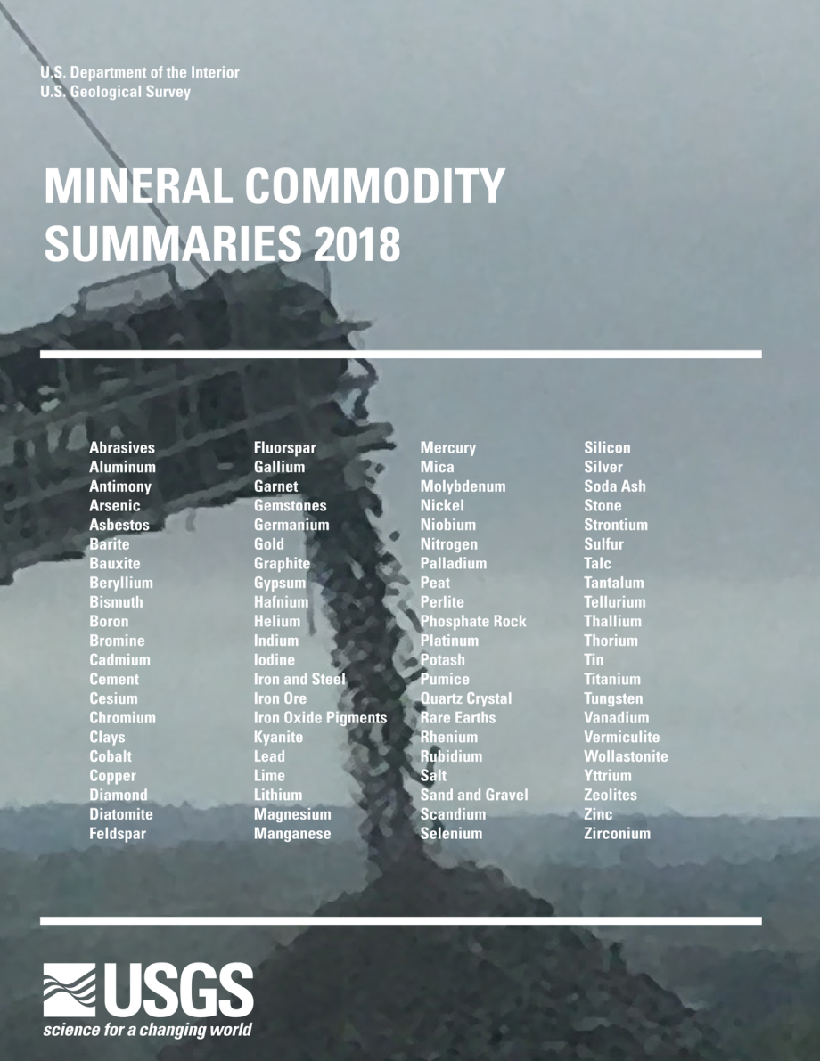 美國地質調查局（USGS）：2018年礦產品概要報告（英文版）（204頁）.pdf_第1頁
