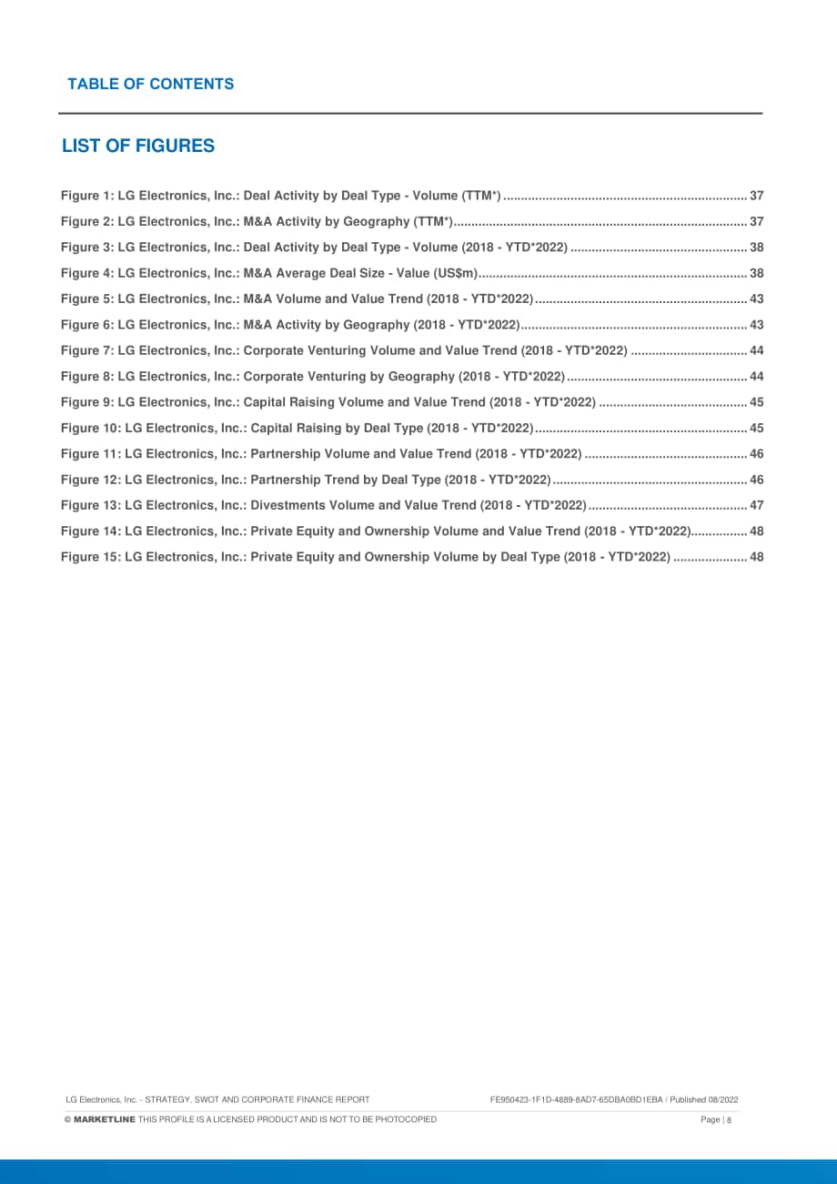 MarketLine：LG電子公司發展概況、SWOT與財務狀況深度分析報告（英文版）（58頁）.pdf_第8頁