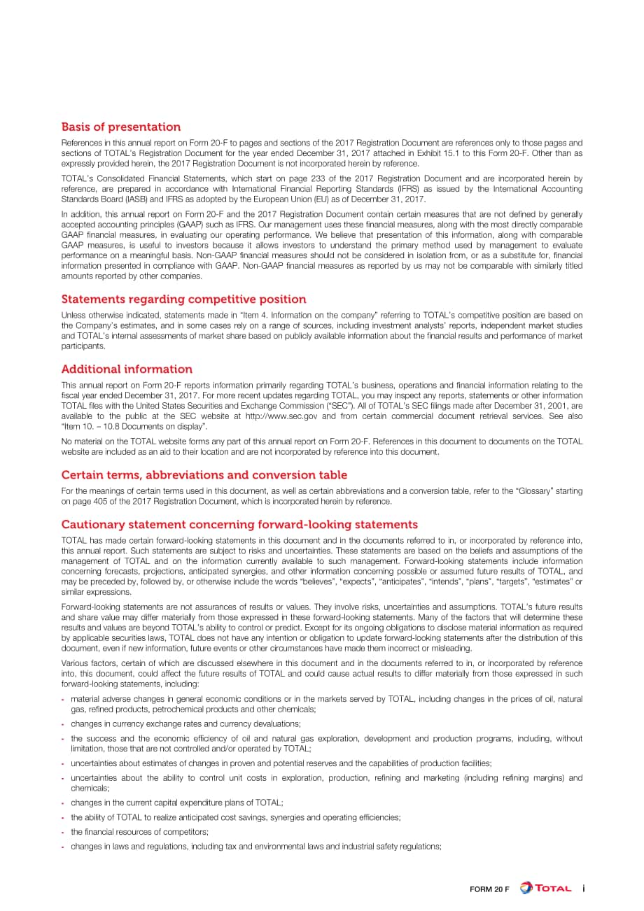 道達爾能源公司（TOTALENERGIES）2017年年度報告（英文版）（408頁）.pdf_第7頁