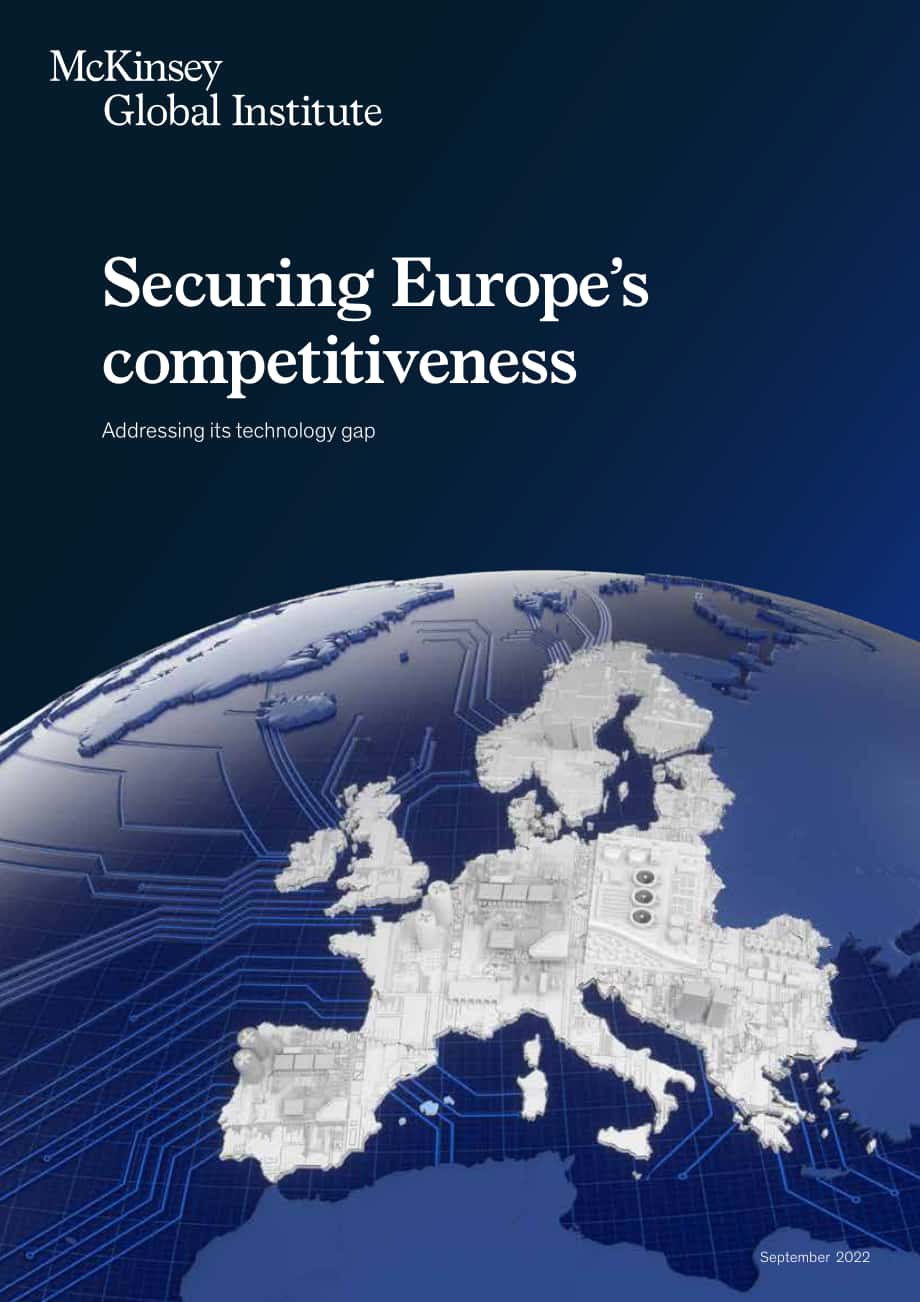 麥肯錫（McKinsey）：確保歐洲的競爭力-解決技術差距（英文版）（124頁）.pdf_第1頁
