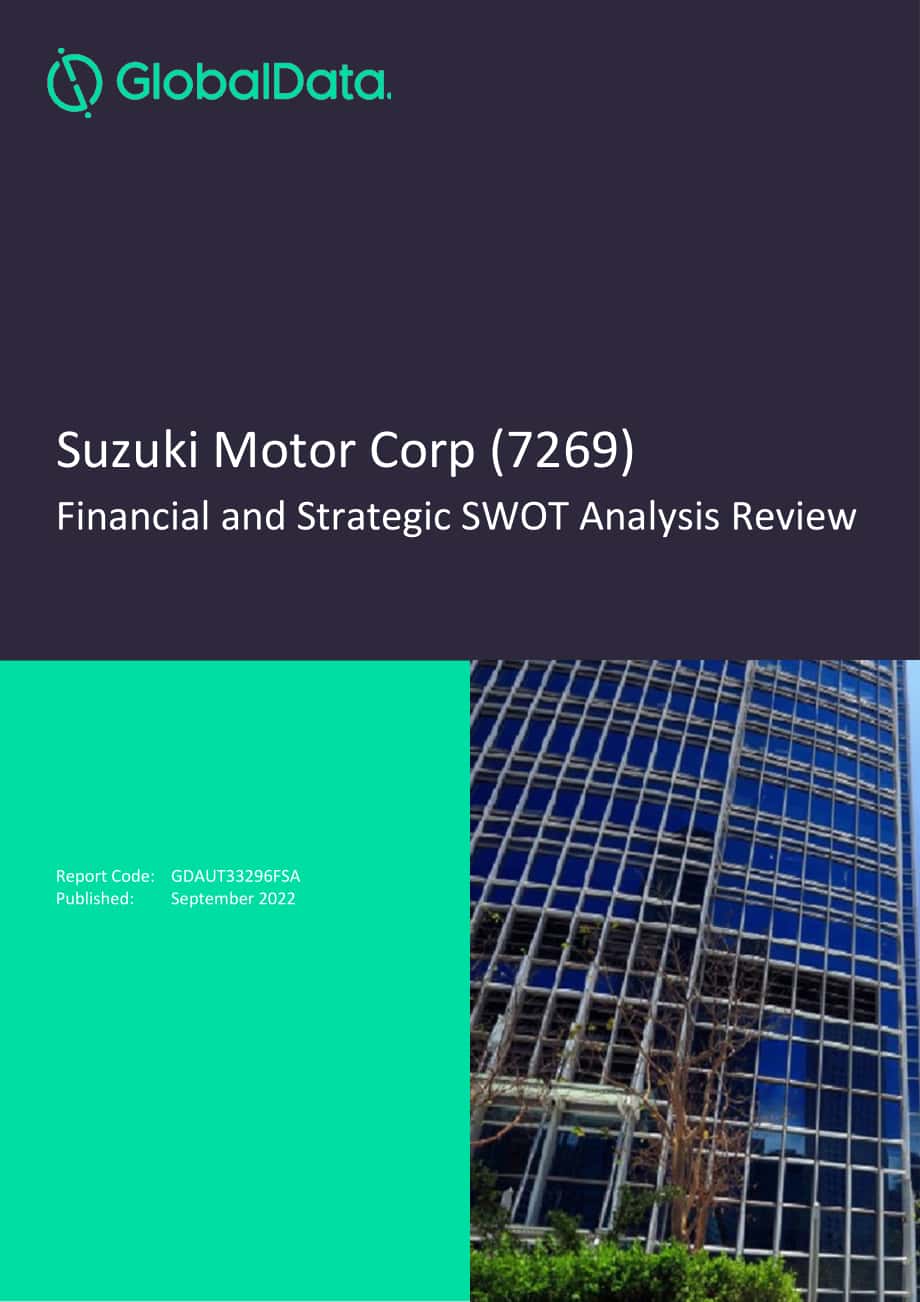 GlobalData：鈴木汽車（SUZUKI MOTOR）公司財務狀況與SWOT戰略分析綜述報告（英文版）（120頁）.pdf_第1頁